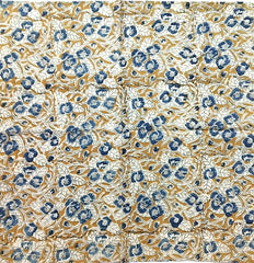 Blueberry Vine - Kalamkari Cotton Bandana (KK1538)