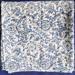 Blue Dandelions - XL Cotton Wrap