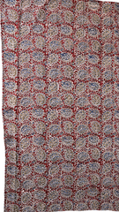 Chatusra Paisley - Kalamkari Cotton XL Wrap