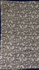 Charcoal Paisley - XL Cotton Wrap