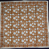 XL1022 — Cotton XL Wrap (44" × 44") - Hand Block Printed