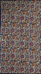 XL1025 — Cotton XL Wrap (44" × 44") - Hand Block Printed