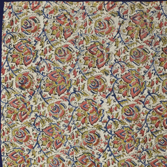 XL1027 — XL Cotton Wrap (44" × 44") - Hand Block printed