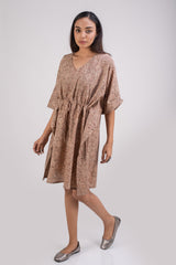 510-107 Whitelotus "Sony" kaftan knee length Women's Dress