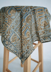 Evening Dandelions - Kalamkari Cotton Bandana