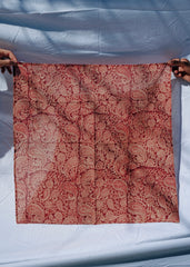 Brick Red Paisley - Kalamkari Cotton Bandana