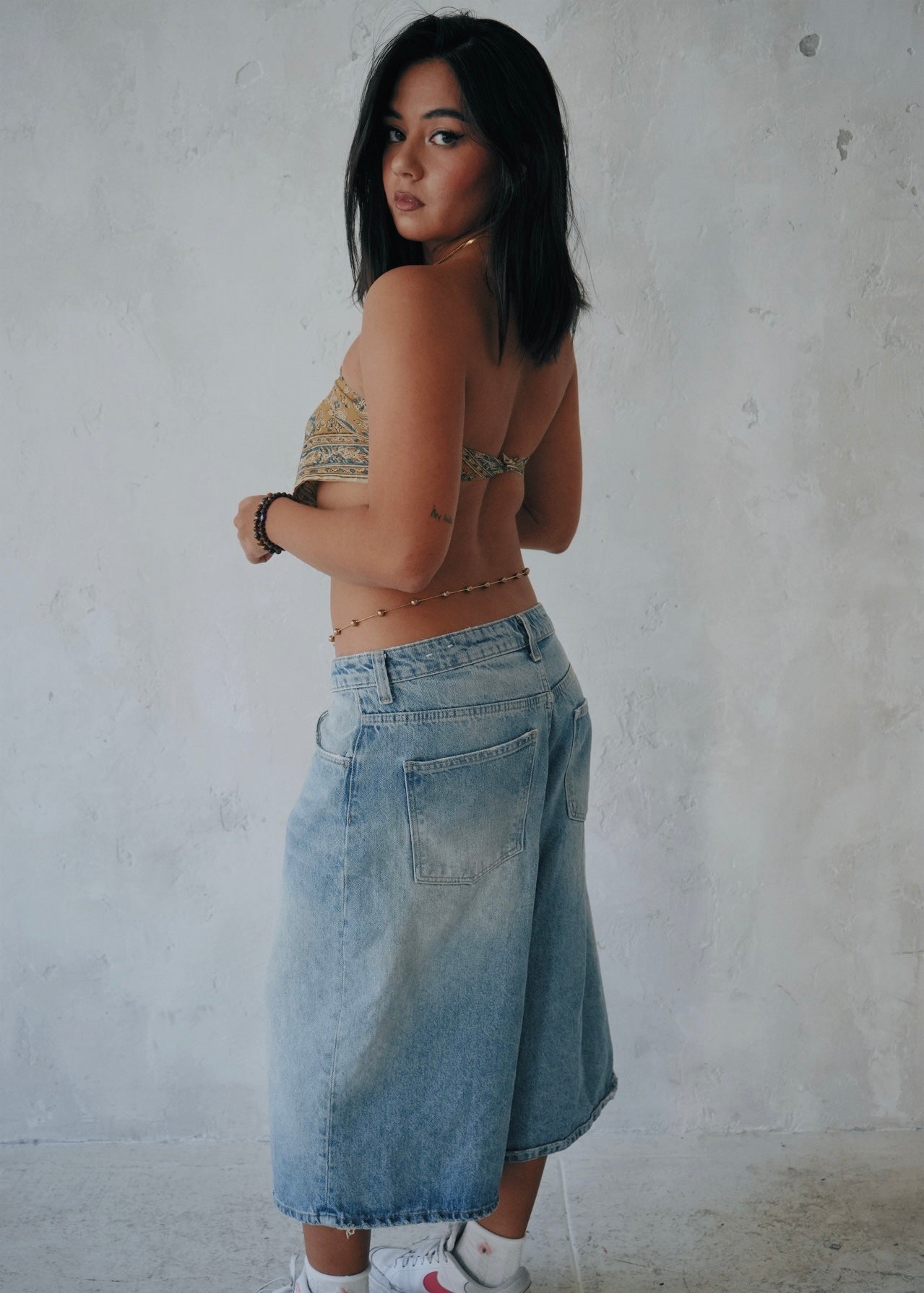 Sapphire Bloom - Kalamkari Cotton Bandana