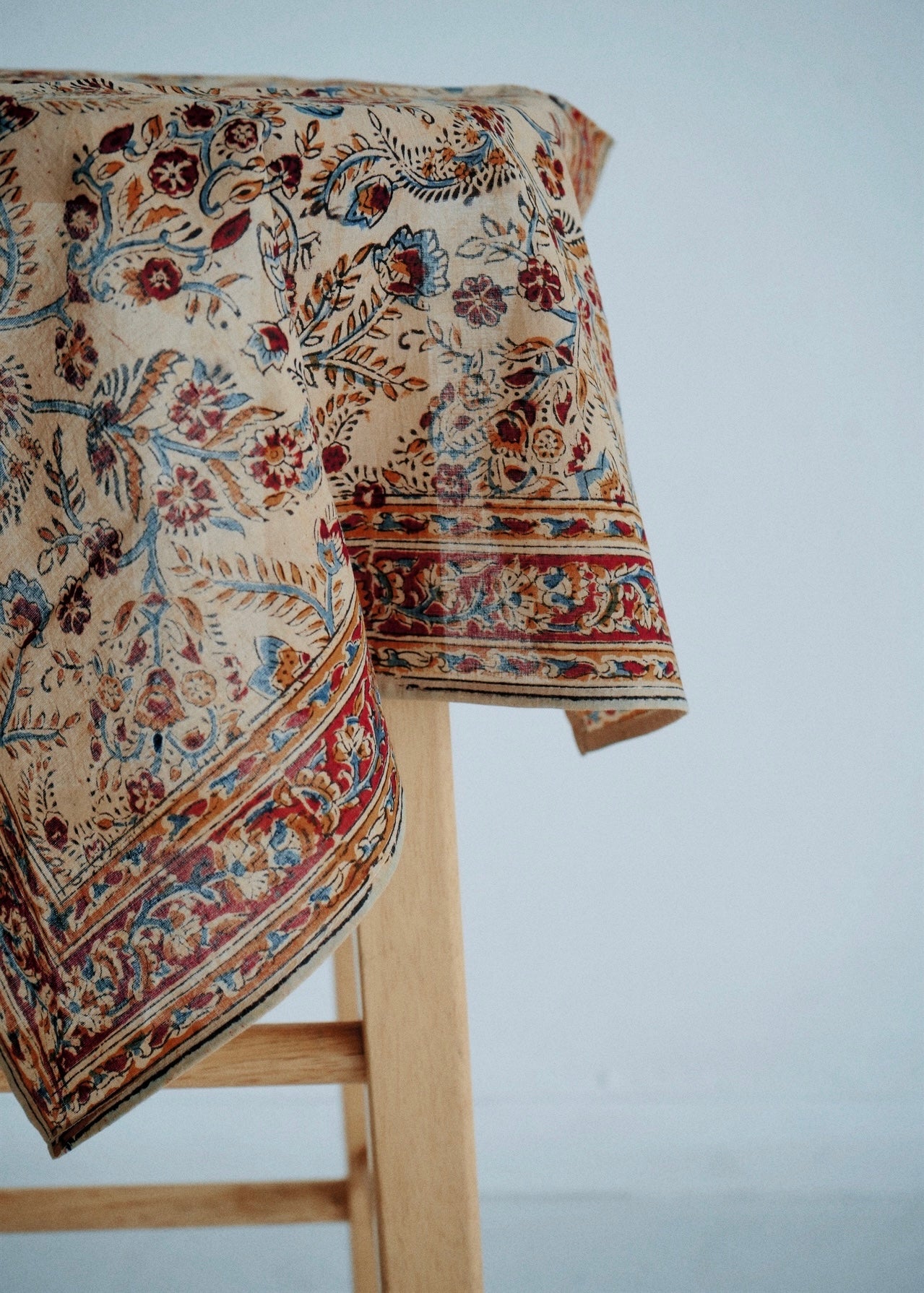Garnet Vineyard - Kalamkari Cotton Bandana