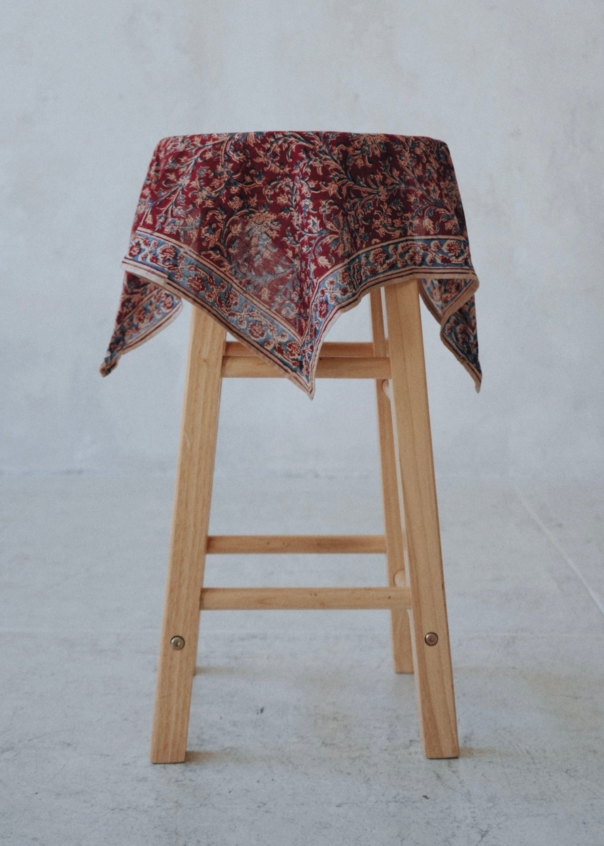 Red Weed - Kalamkari Cotton Bandana