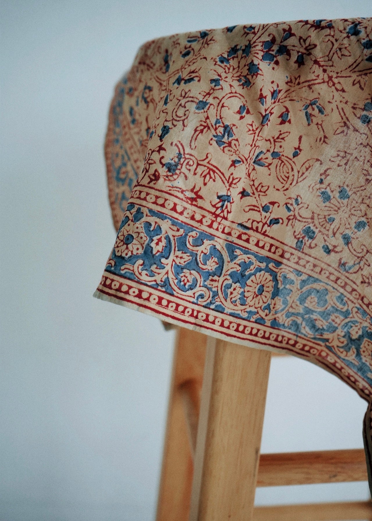 Rosewood Blossom - Kalamkari Cotton Bandana