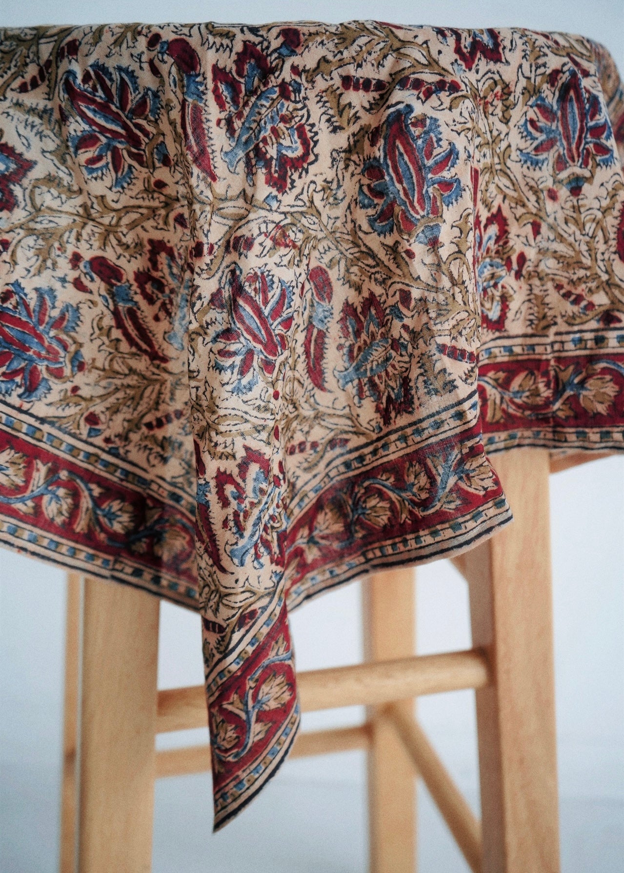 Painted Lady - Kalamkari Cotton Bandana