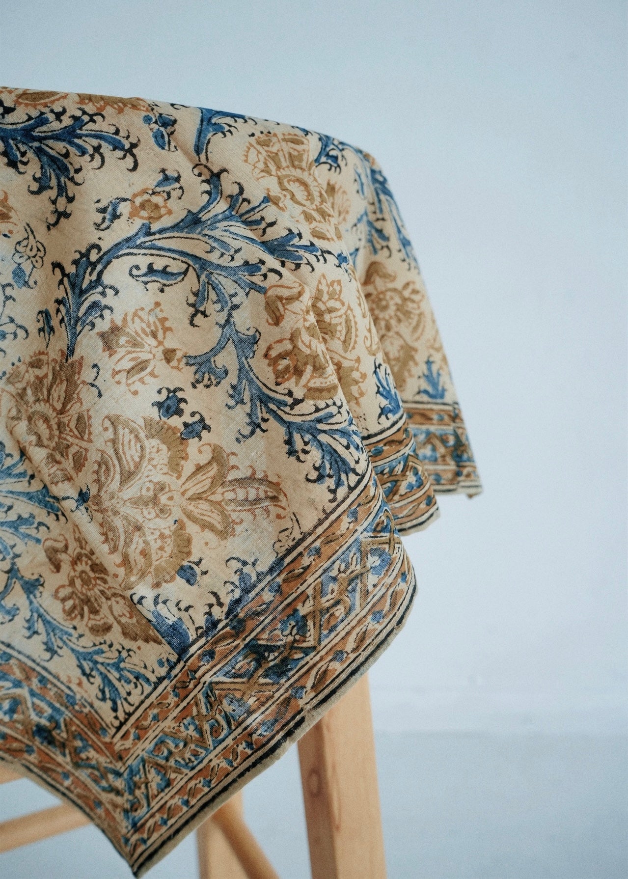 Pine Bouquet - Kalamkari Cotton Bandana