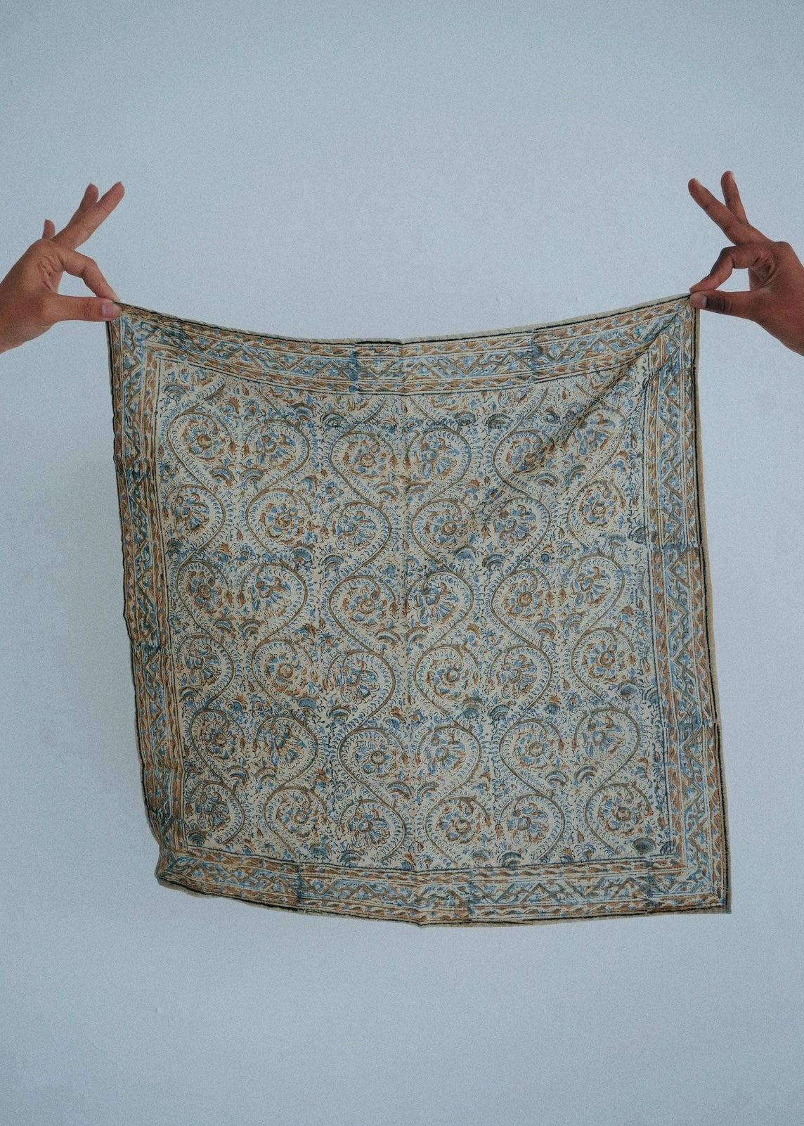 Golden Spade - Kalamkari Cotton Bandana
