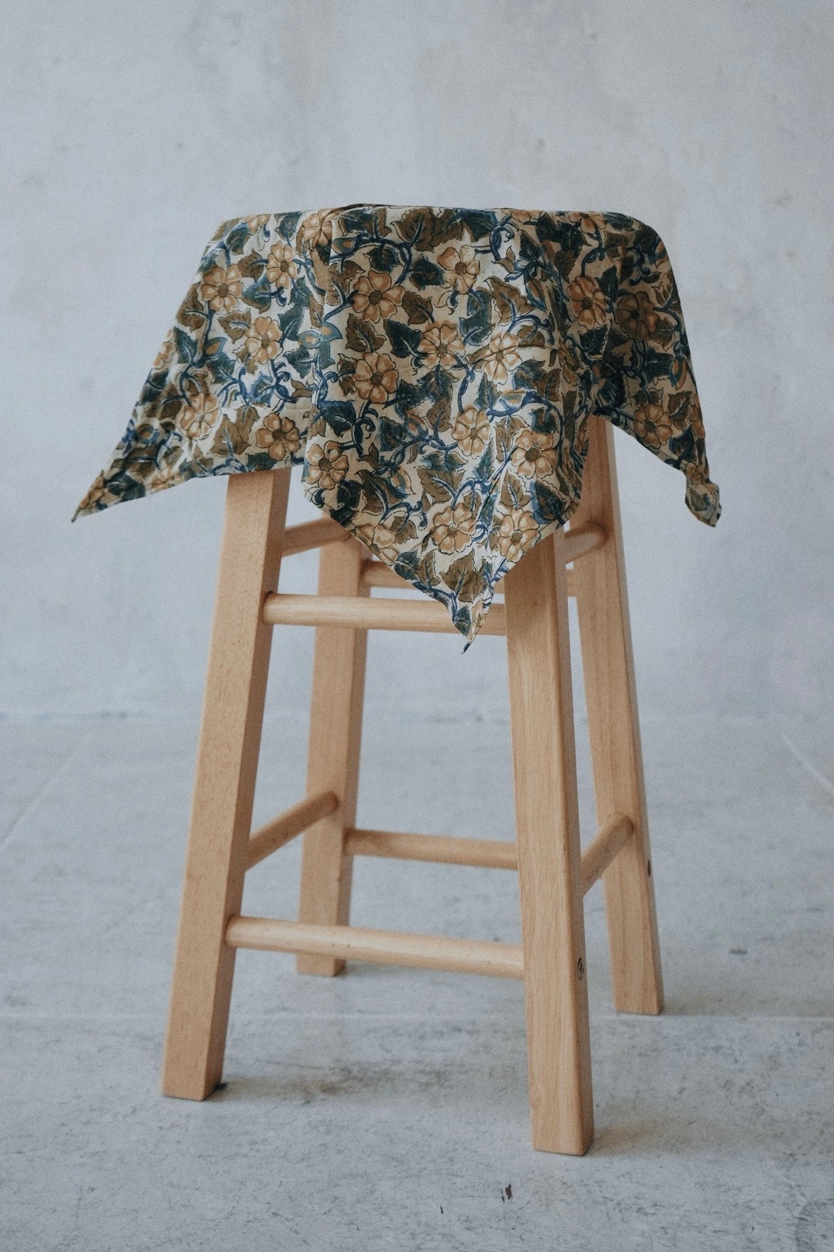 Woven Thistle - Kalamkari Cotton Bandana