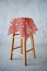 Tiger Lily - Hand Block Printed Cotton Bandana