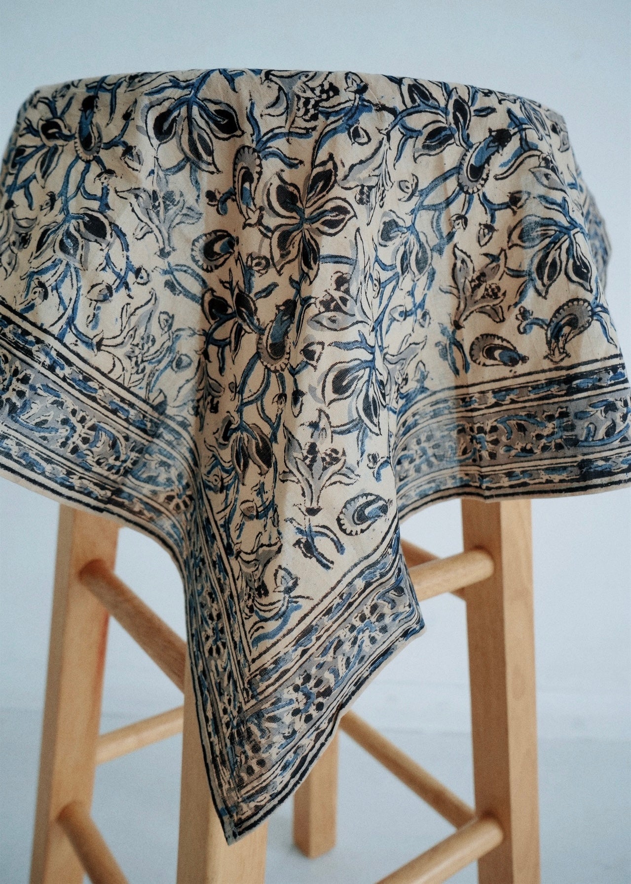 Ocean Breeze - Kalamkari Cotton Bandana