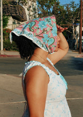 Water Color - Block Printed Cotton Bandana