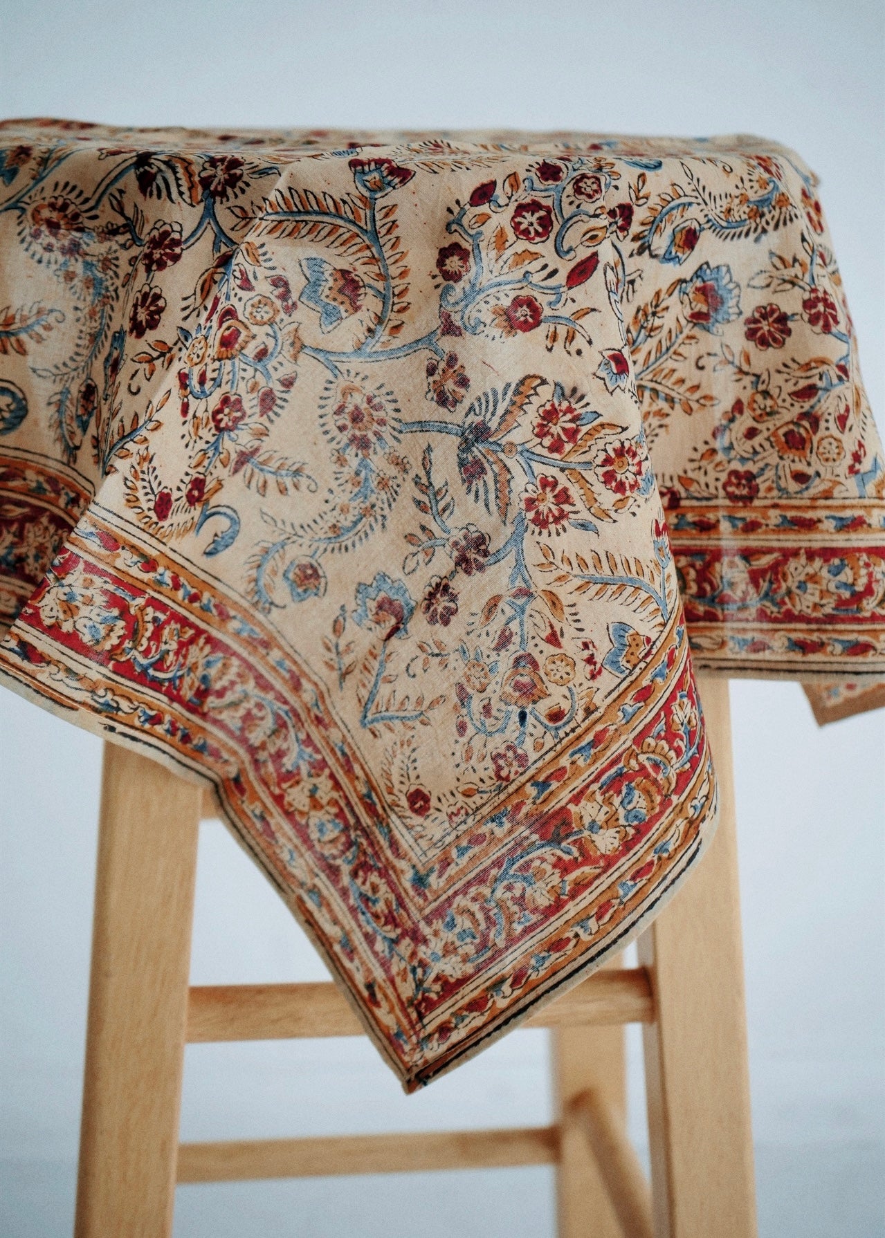 Garnet Vineyard - Kalamkari Cotton Bandana