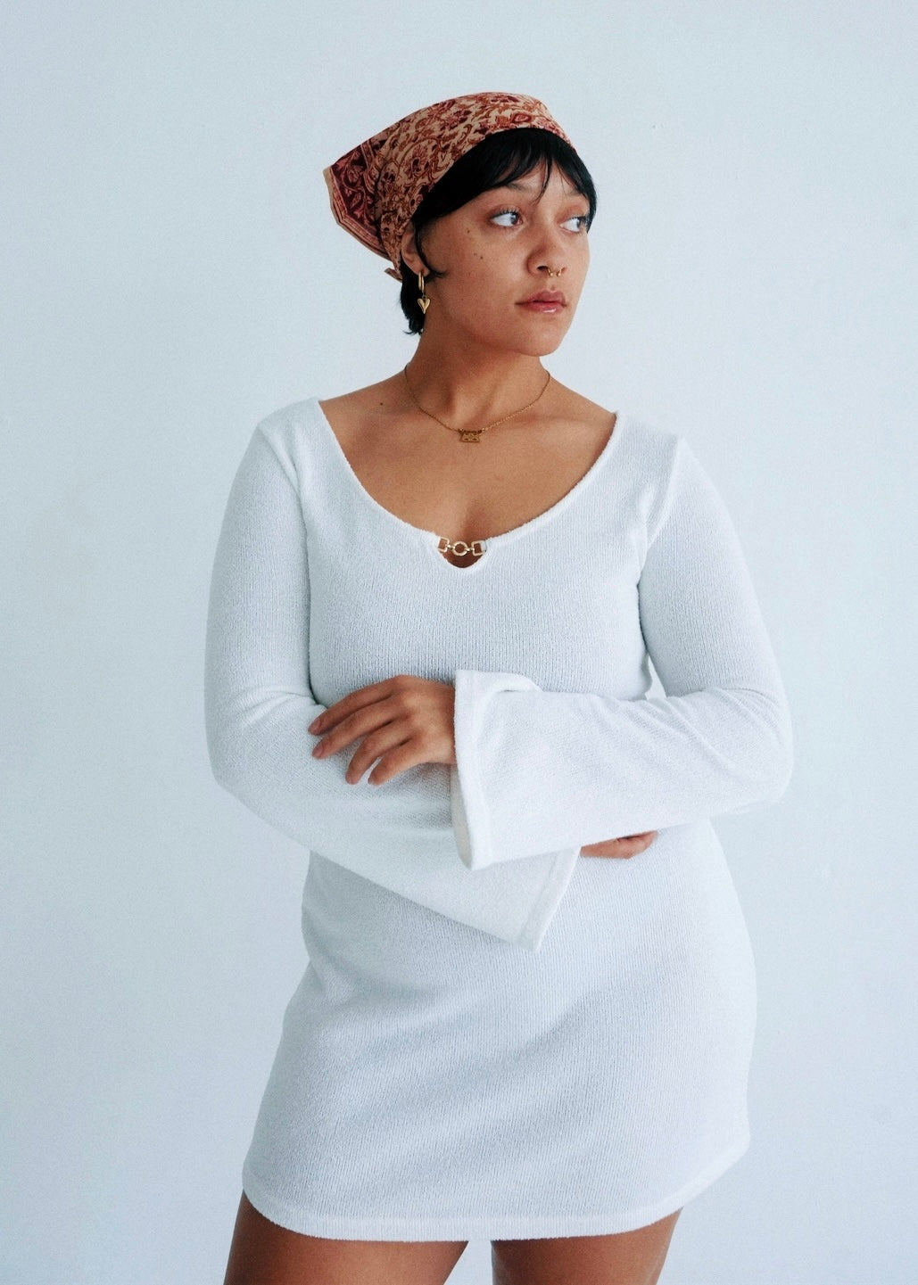 Bleeding Blossom - Kalamkari Cotton Bandana