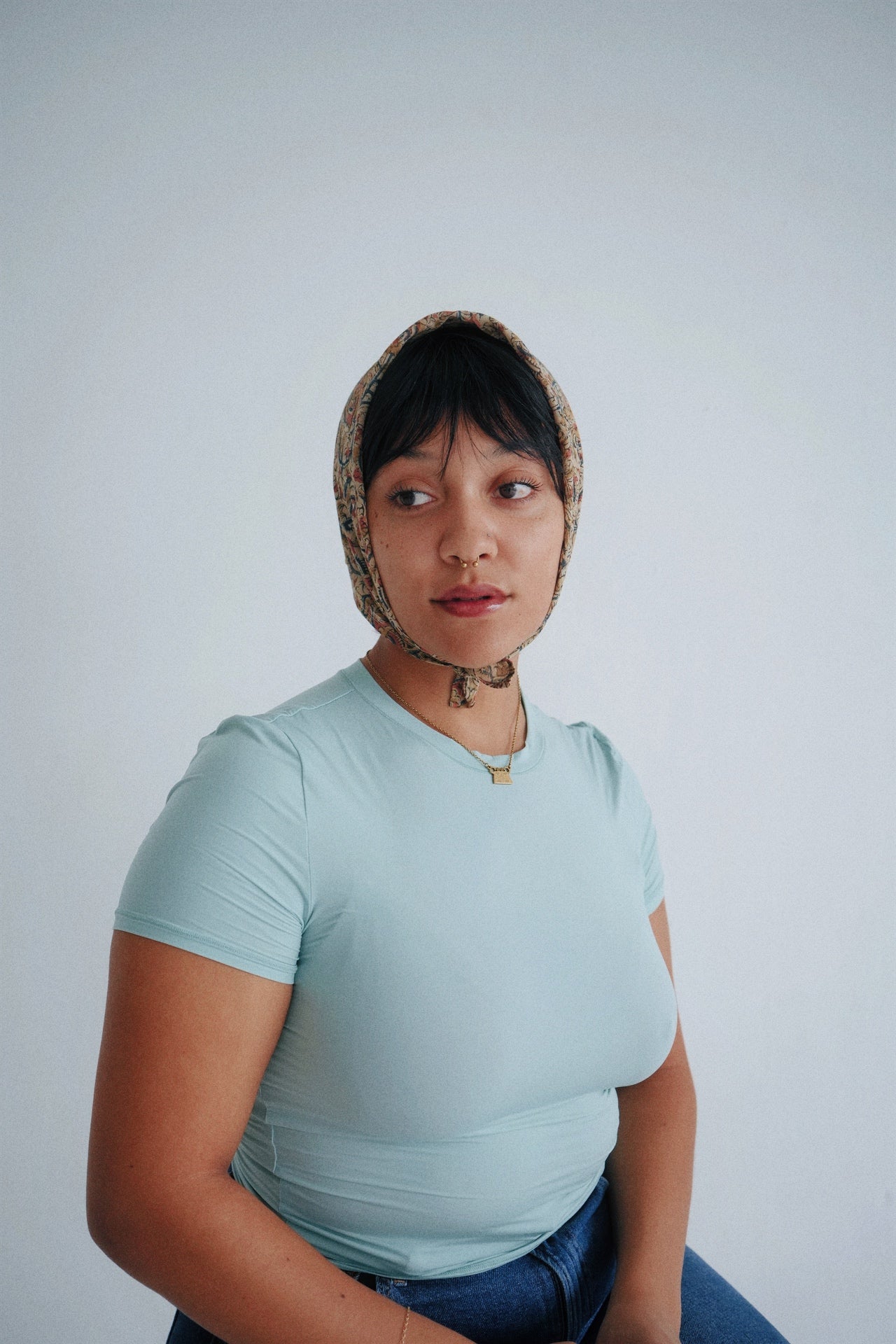 Rosary - Kalamkari Cotton Bandana (KK1472)