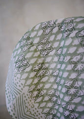Swimming In Sea Foam - Hand Block Printed Cotton Bandana