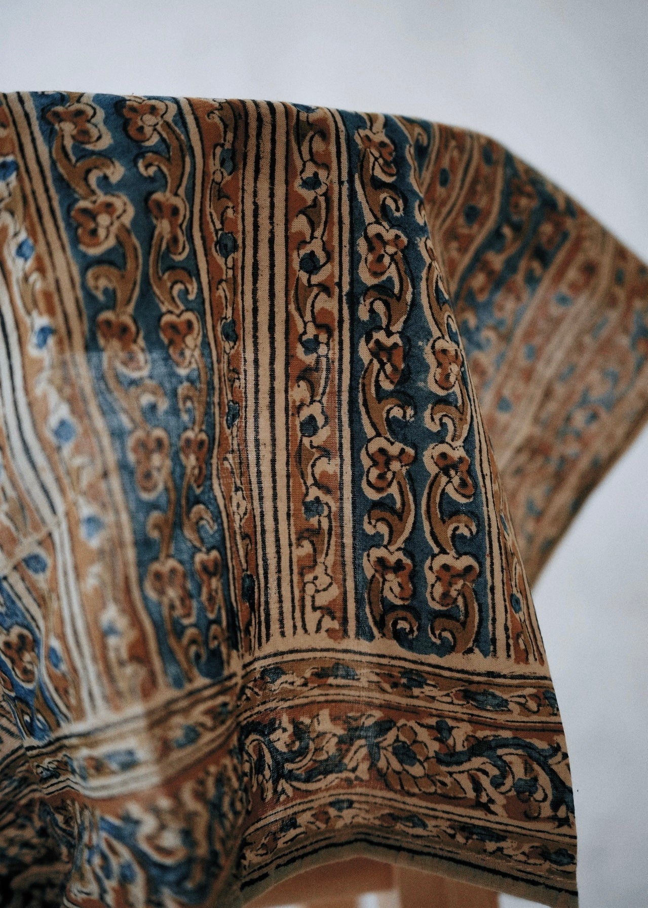 Jaggery Rivers - Kalamkari Cotton Bandana