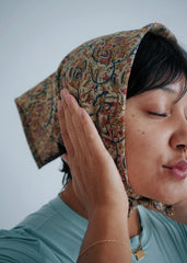 Rosary - Kalamkari Cotton Bandana