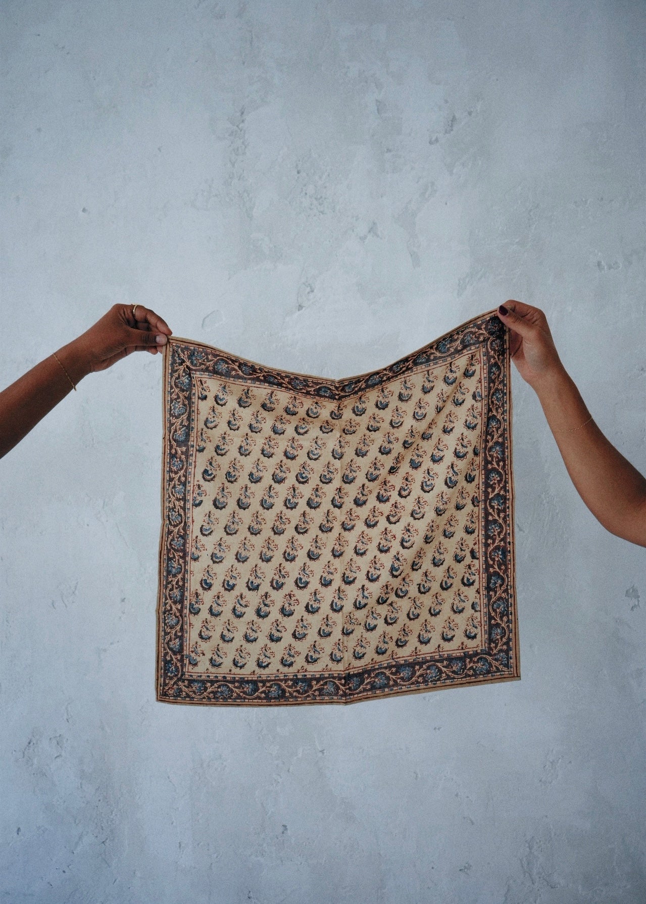 Copper Harvest - Kalamkari Cotton Bandana
