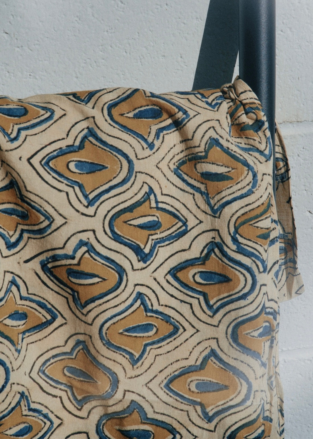 The Juhu Shoreline - Hand Block Printed Scarf (600-039)