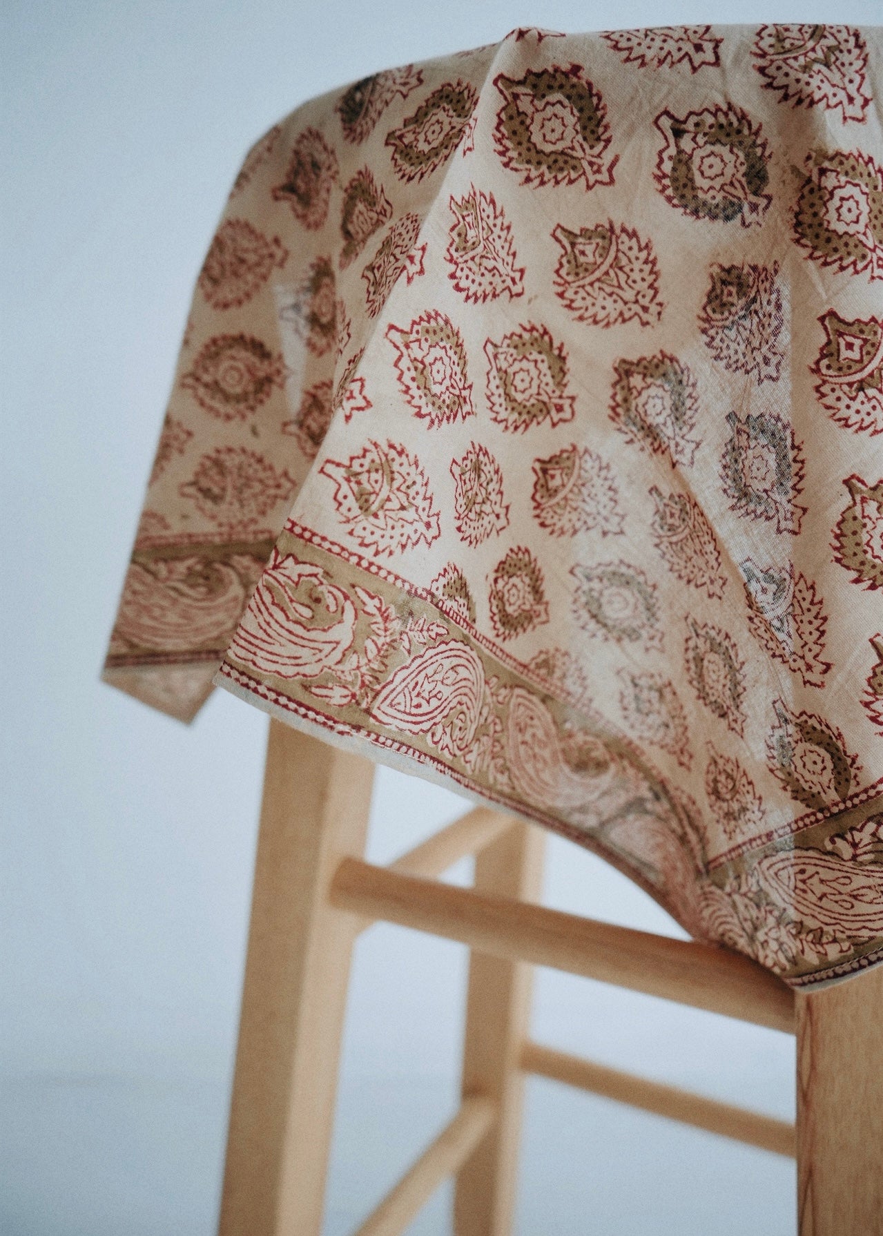 Terracotta Medallion - Kalamkari Cotton Bandana