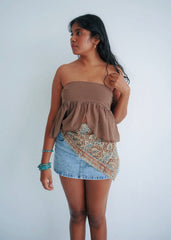 Beaded Beatle - Kalamkari Cotton Bandana