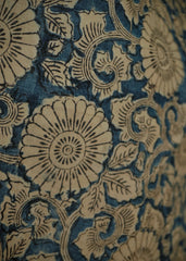 Denim Blue Mandala - Kalamkari Cotton Bandana