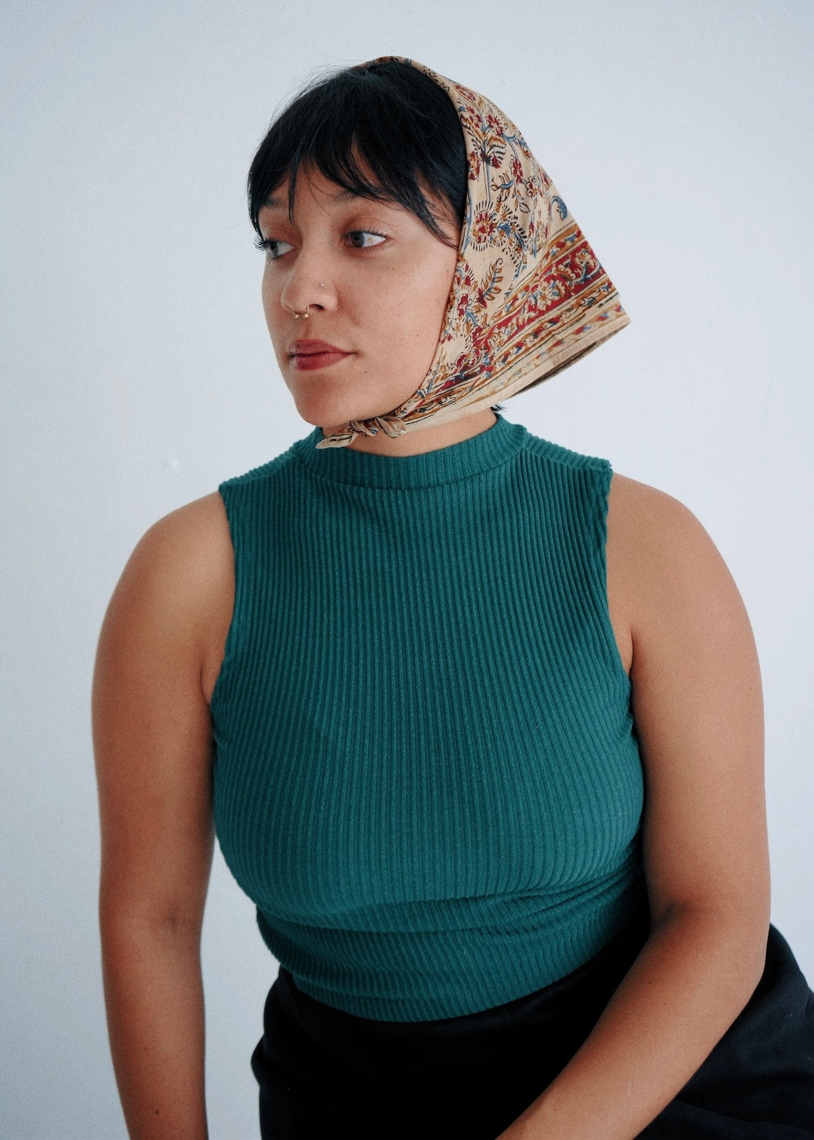 Garnet Vineyard - Kalamkari Cotton Bandana