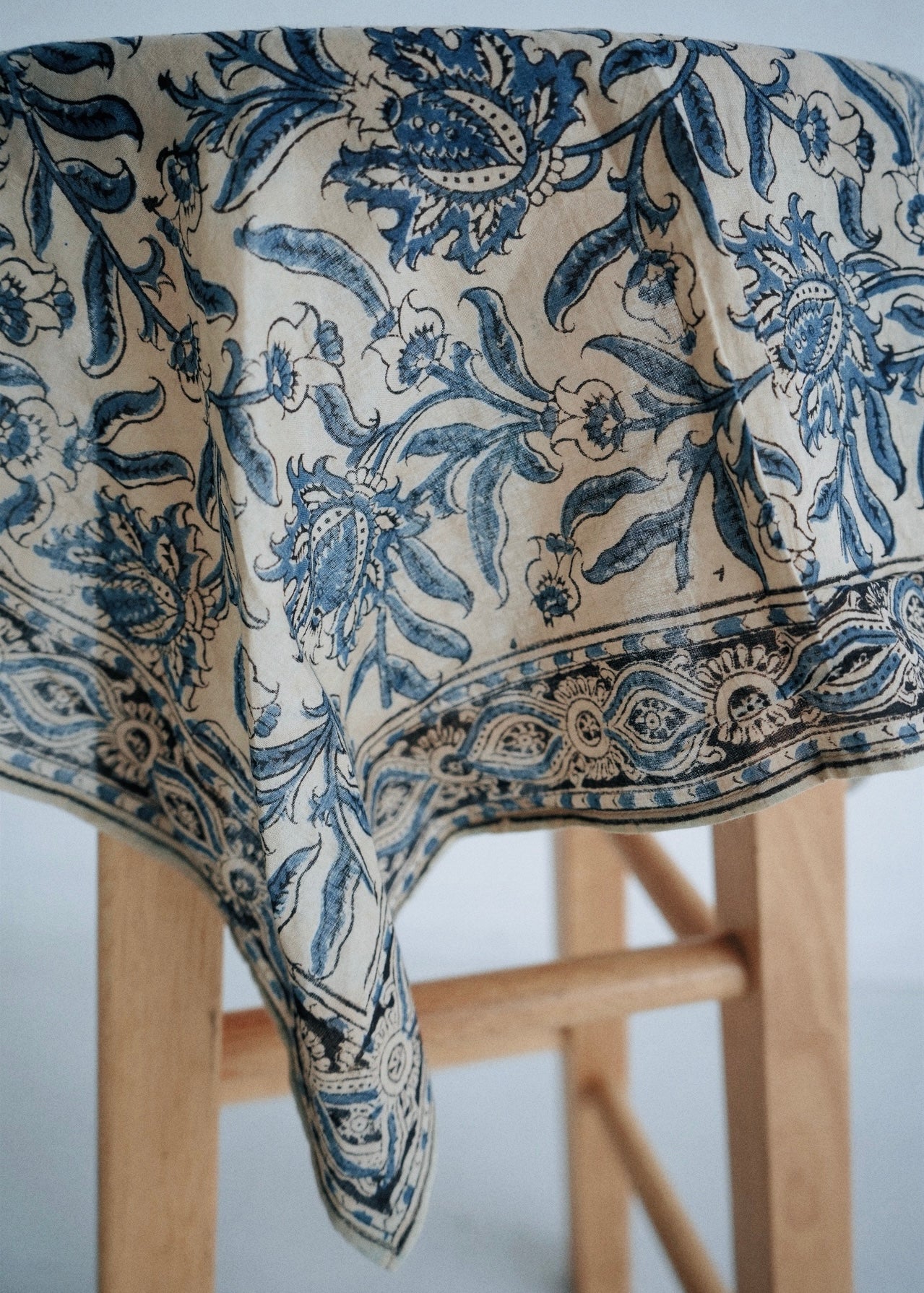 Cobra Lily - Kalamkari Cotton Bandana