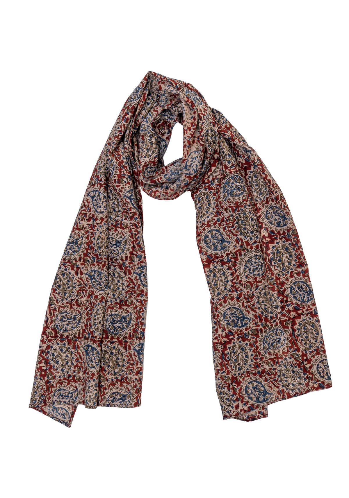 600-066 Women's Scarf - Hand Block Printed