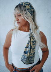 The Blue Jay's Song - Hand Block Printed