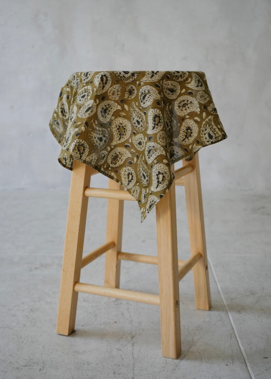 Emerald Wine - Kalamkari Cotton Bandana