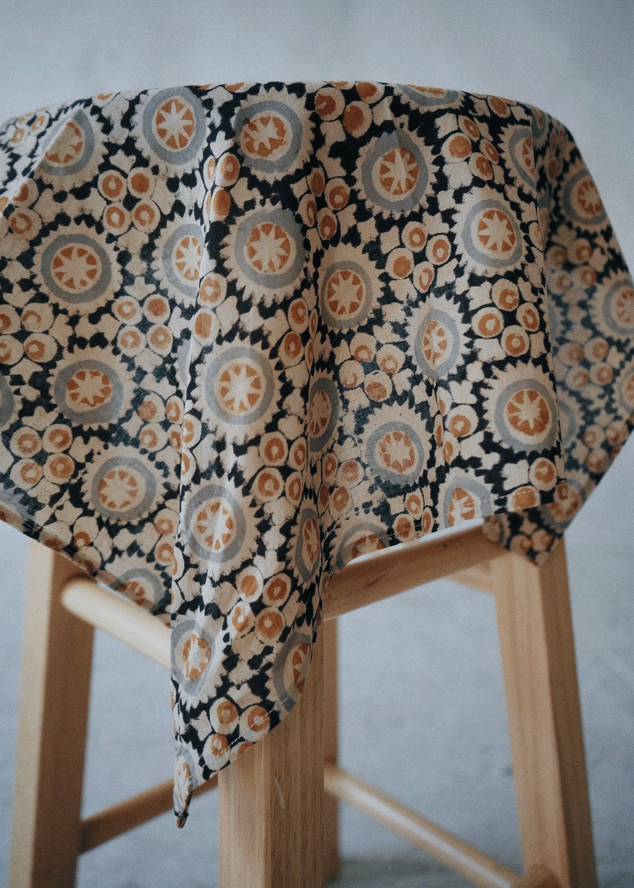 Crop Circle  - Kalamkari Cotton Bandana