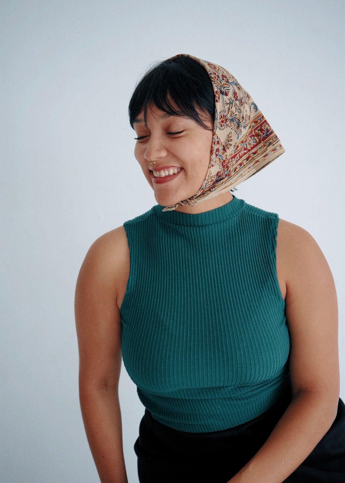 Garnet Vineyard - Kalamkari Cotton Bandana