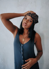 Midnight Ride - Kalamkari Cotton Bandana