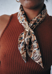 Autum Harvest  - Kalamkari Cotton Bandana