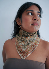 Vegetable Garden - Kalamkari Cotton Bandana