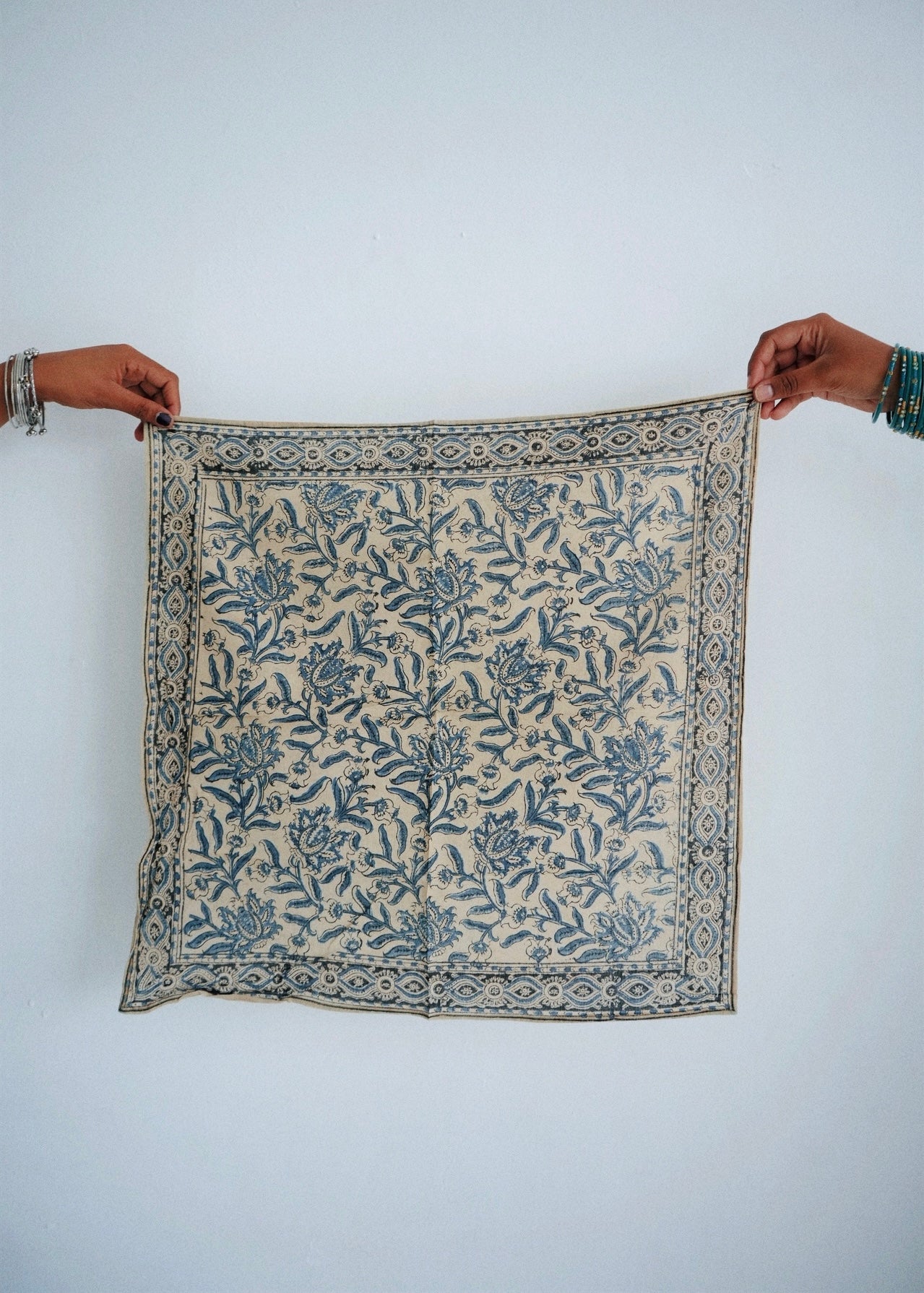 Cobra Lily - Kalamkari Cotton Bandana