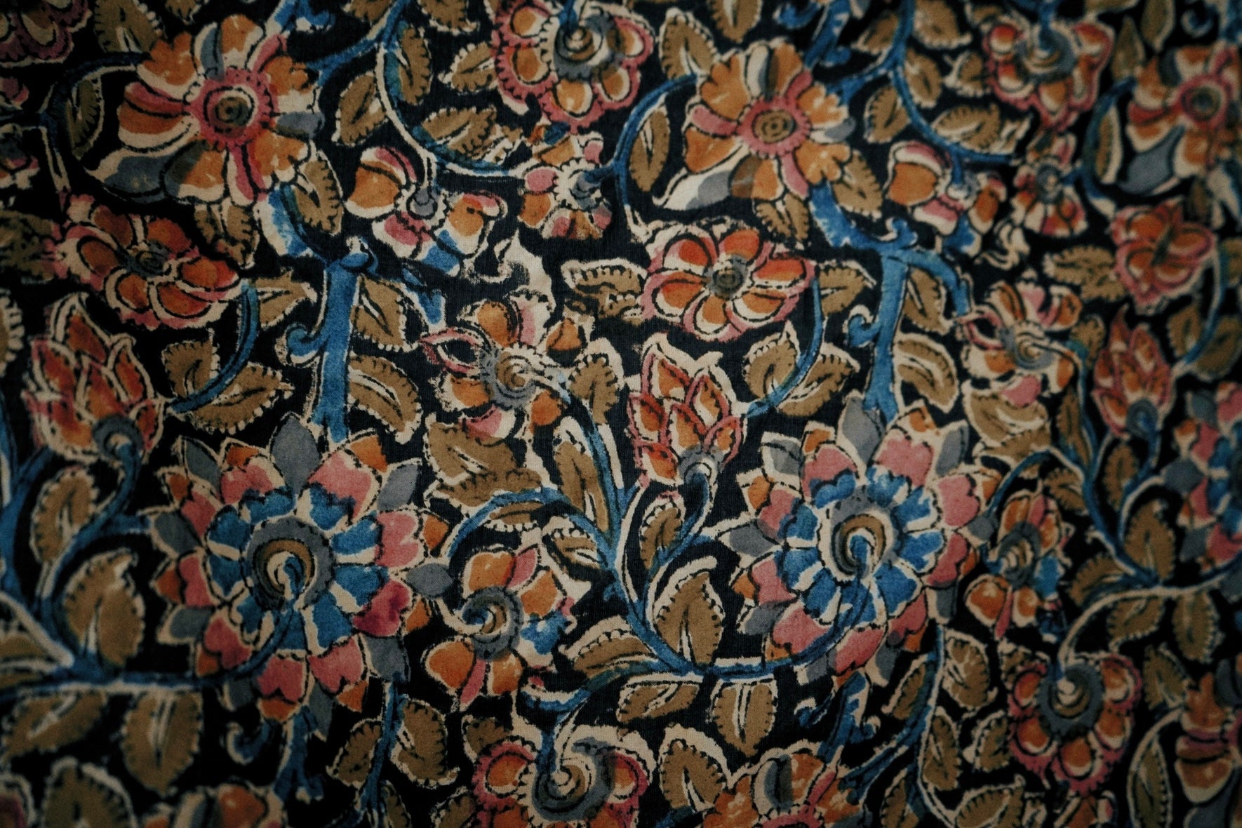 Lost in the Forest - Kalamkari Cotton Bandana