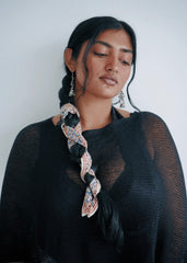 Rosewood Blossom - Kalamkari Cotton Bandana