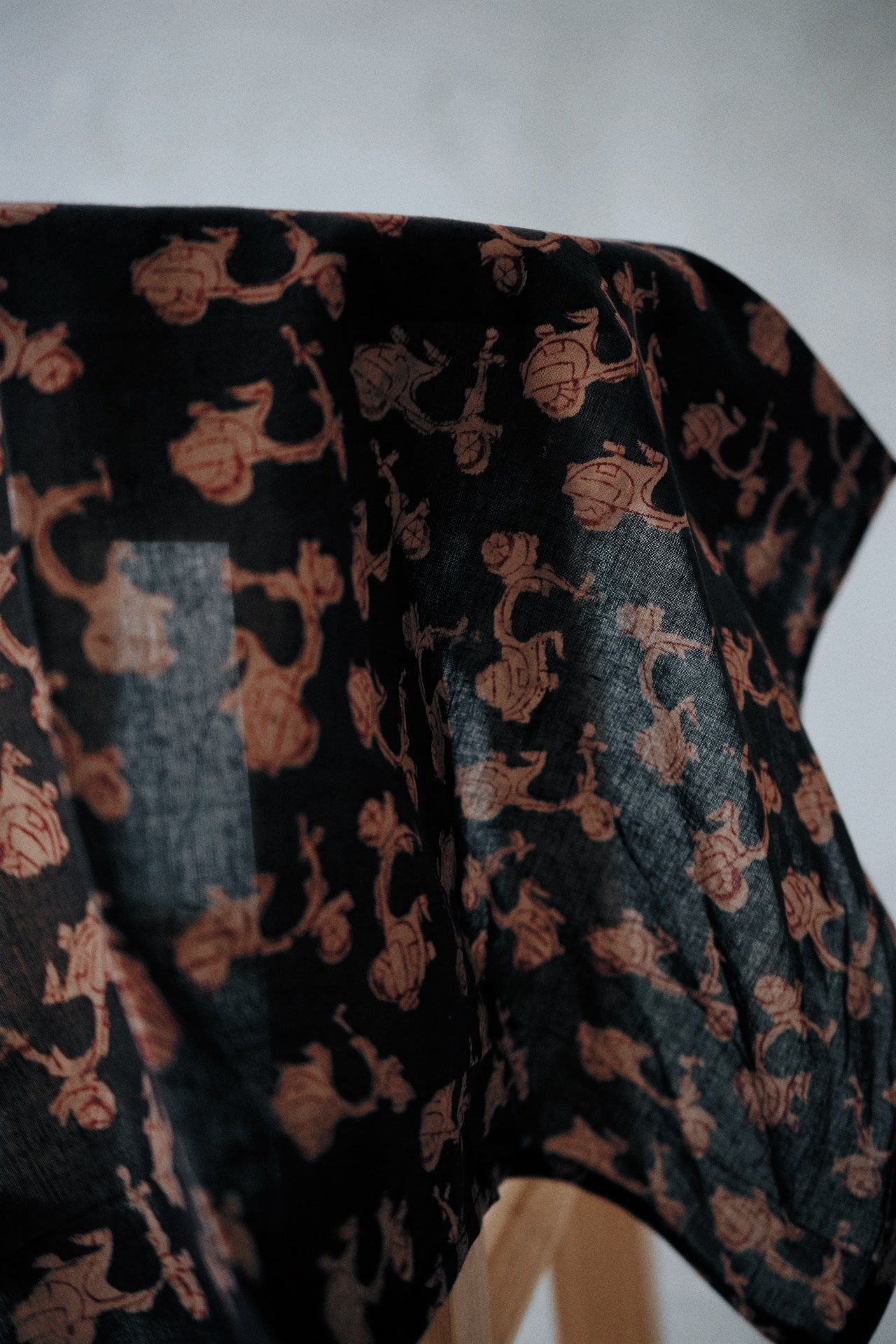 Midnight Ride - Kalamkari Cotton Bandana