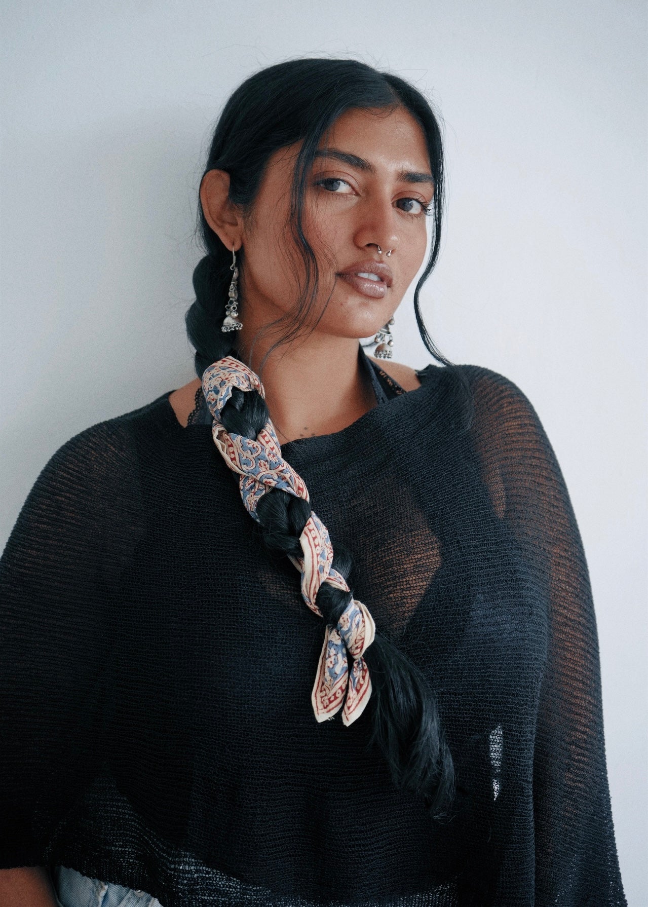 Rosewood Blossom - Kalamkari Cotton Bandana