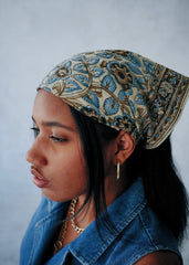 Dusky Bloom - Kalamkari Cotton Bandana