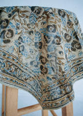 Nature's Nightfall - Kalamkari Cotton Bandana