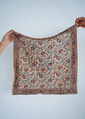 Twilight Petal - Kalamkari Cotton Bandana